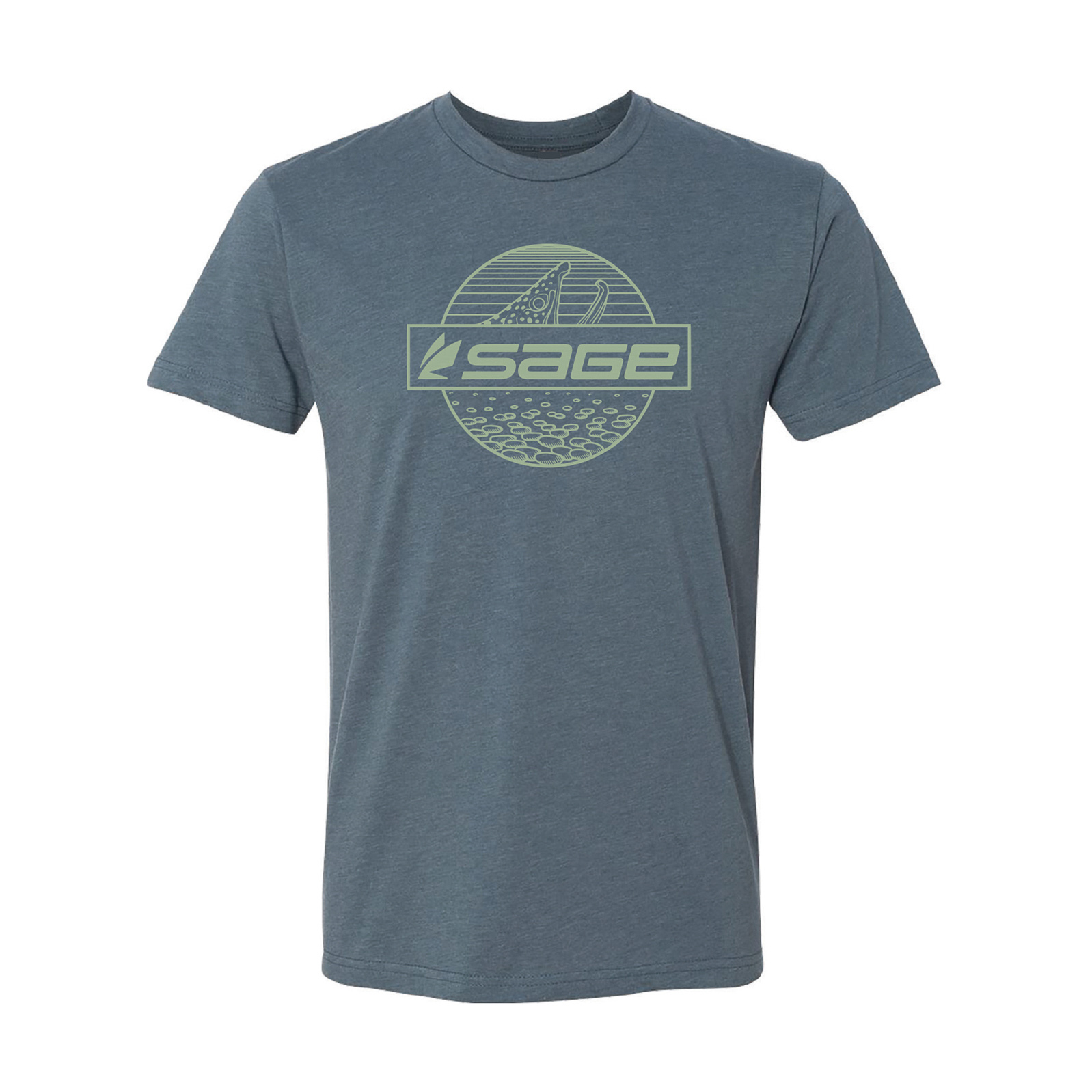 Sage Rising Brown T-Shirt – Guide Flyfishing, Fly Fishing Rods, Reels, Sage, Redington, RIO