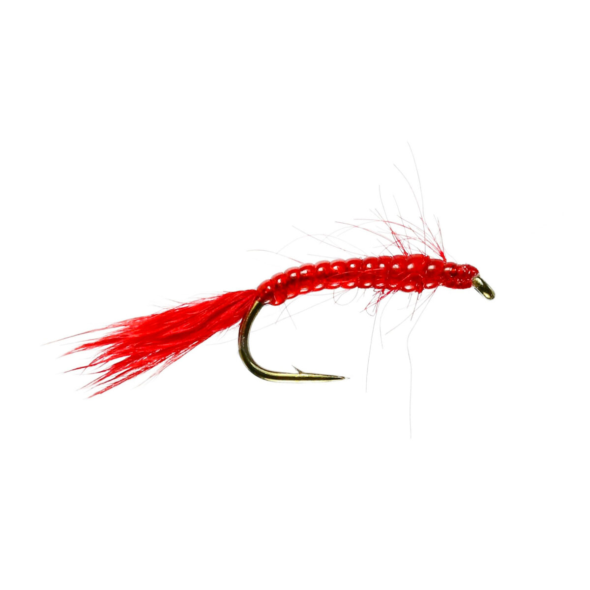 Caledonia Red Blood Worm (U/W) - Guide Flyfishing