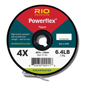 Rio Powerflex Trout Fly Fishing Leaders, 7.5 Foot - 6 Pack